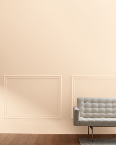 Painted wall with Crème Caramel 910